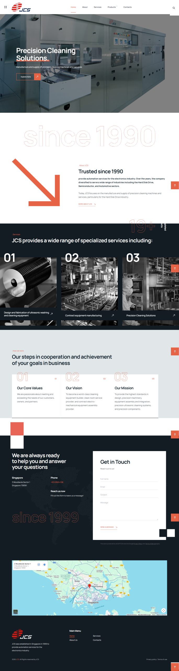 JCS Echigo website built by Inter8tiv Studio